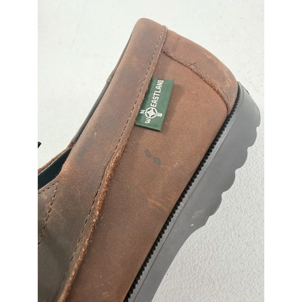 Vintage Eastland Falmouth Oxford Boat Shoes Mens 11.5 D Brown Leather Casual‎